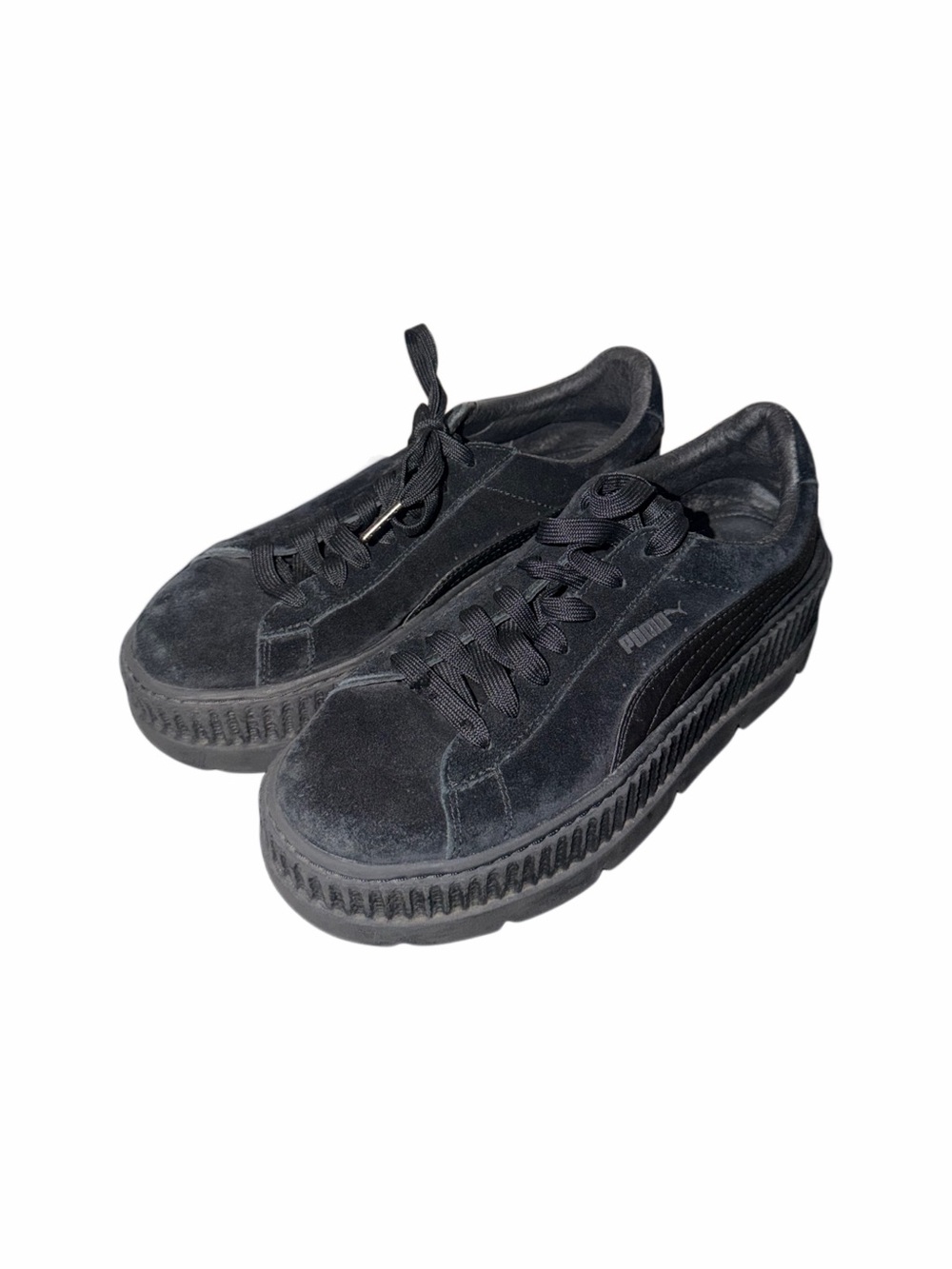 Fenty X Puma Black Velvet Creeper Sneakers